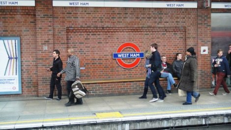 West Ham Tube Station, 31 March 2012