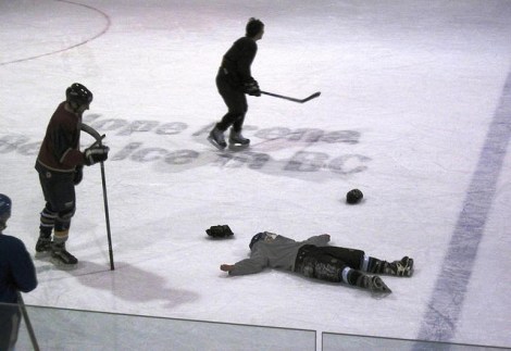 Hockey FIght Fail!